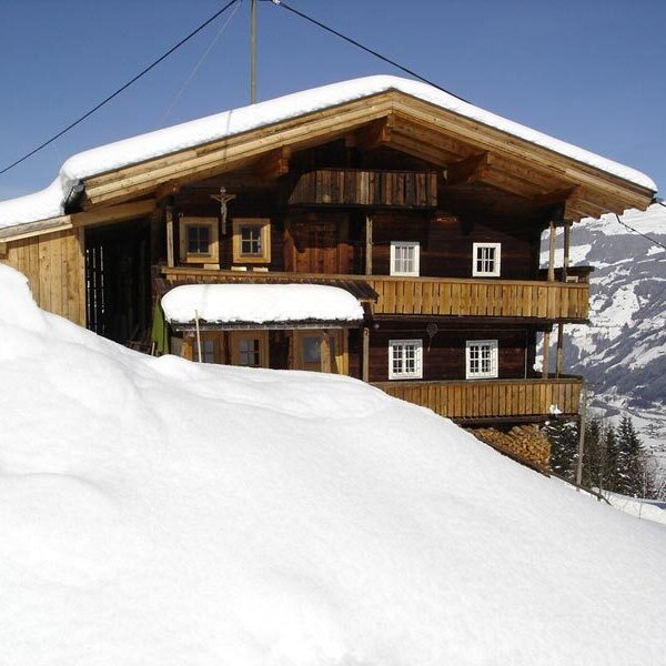 Hut in winter Hut in winter