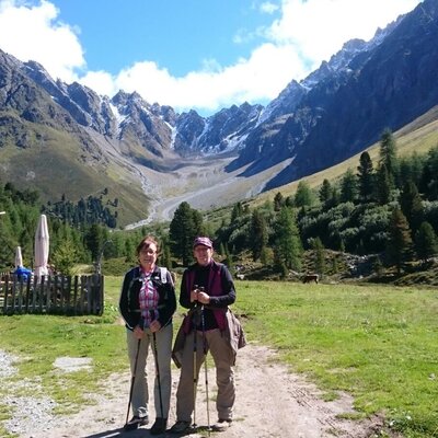 Stop for refreshment on the Alm