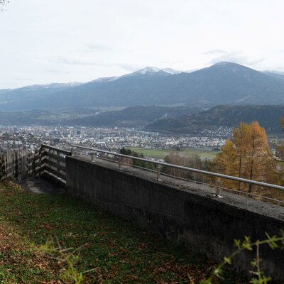 View of Innsbruck and the surrounding mountains from the Apartment.