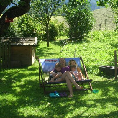 Sunbathing area