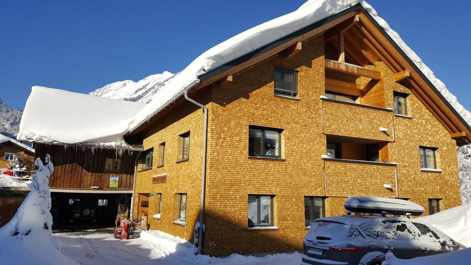 Winter in the mountains