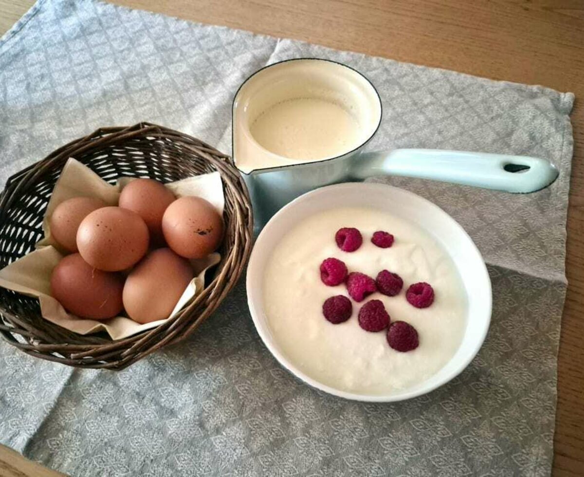 Try the delicious farm products from our animals.