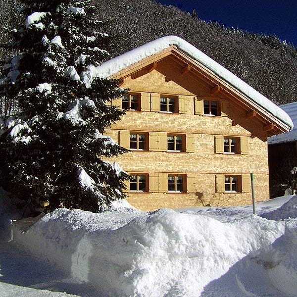 The house in winter The house in winter