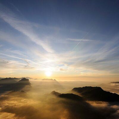 Sunset on the Diedamskopf