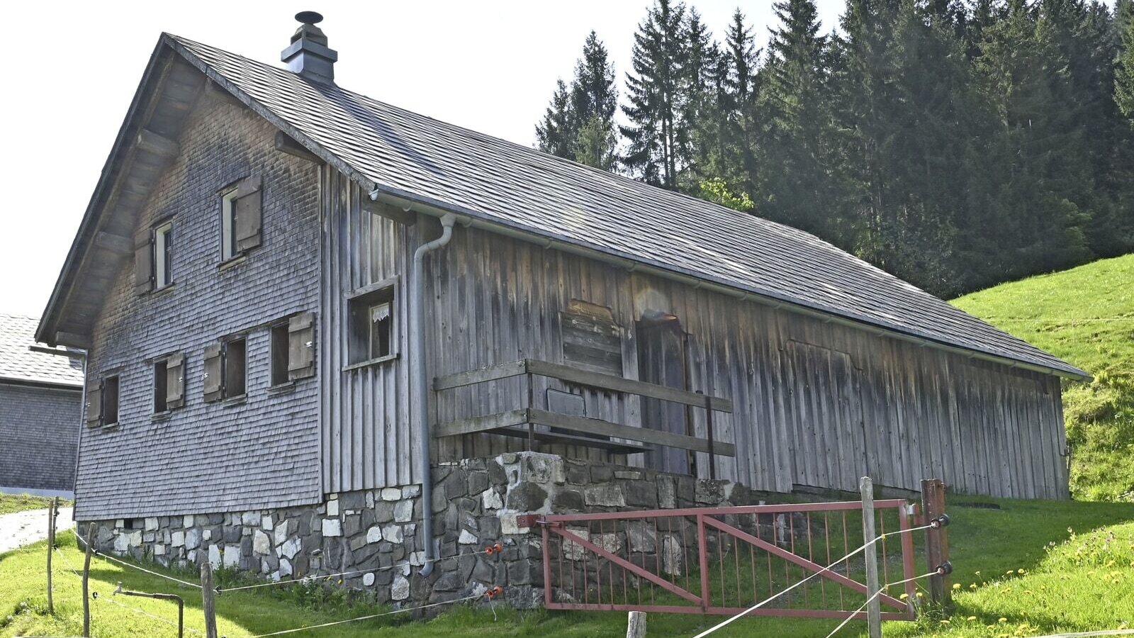 Alpine herdsmen's hut